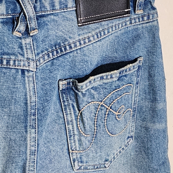 Fax Copy Express Classic Blue Women's Jeans - Picture 5 of 7